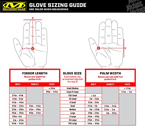 Mechanix Mg-02-008 Guantes de Trabajo, Rojo