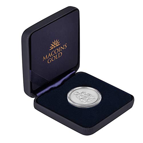 Medalla de plata fina con diseño de San Jorge de regalo religioso, 15,55 g 30 mm