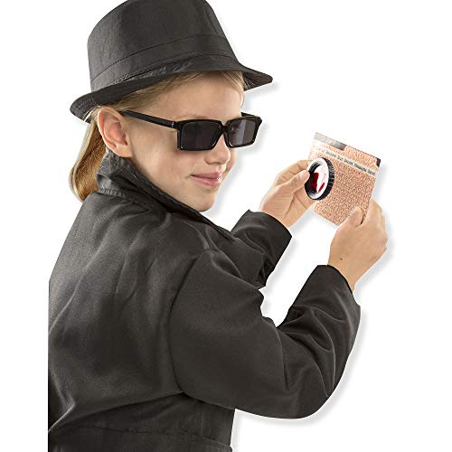 Melissa & Doug-Disfraz Spy Costume, Multicolor, 5 años y más (96249)