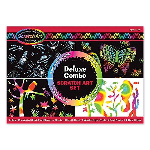 Melissa & Doug Juego Scratch Art - Combinación de Lujo