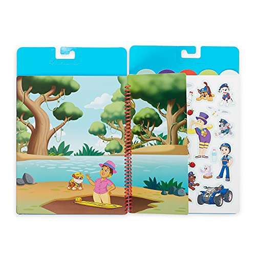 Melissa & Doug, PAW Patrol, Album pieghevole con adesivi riutilizzabili, La Missione Definitiva, 130 adesivi riutilizzabili