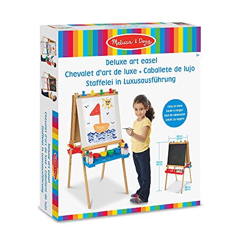 Melissa & Doug- Pizarra Caballete Doble Cara, Color Independiente (11282)