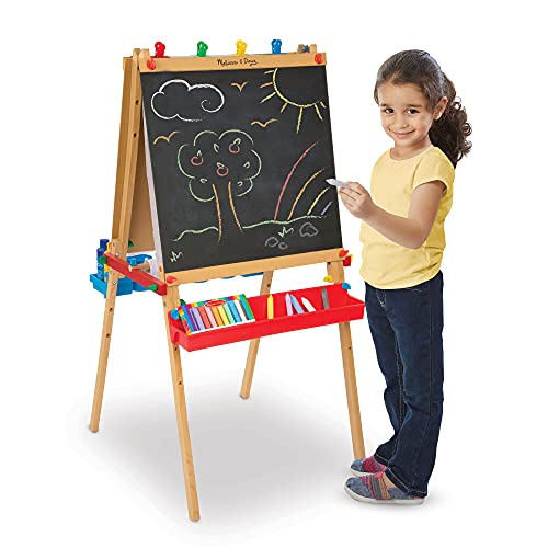 Melissa & Doug- Pizarra Caballete Doble Cara, Color Independiente (11282)