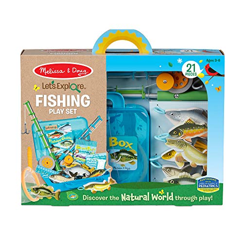 Melissa & Doug Set de Pesca Let's Explore  Juego de simulación 3+ Regalo para niño o niña