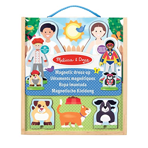 Melissa & doung- Occupations Dress-up Play Set figuras magnéticas vestir profesiones (XMD-19309)