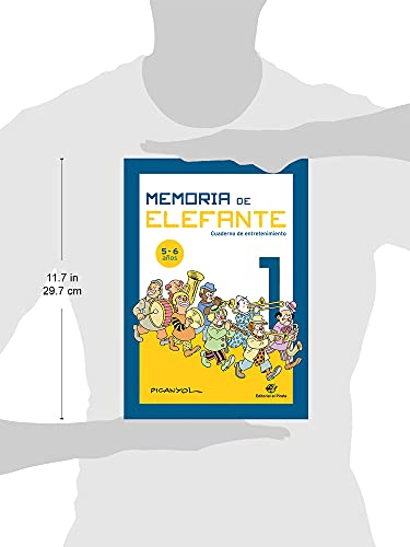 Memoria de elefante: Cuaderno para Primero De Primaria: Juegos para niños de 5 y 6 años: primero de primaria: Cuadernillo de actividades: 1 (cuadernos de actividades)