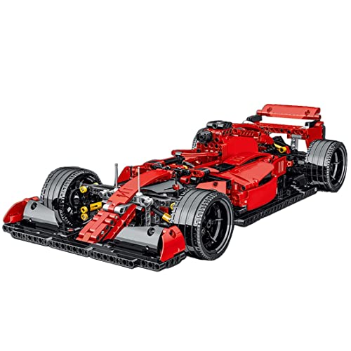 MERK Technic F1 - Juego de coche para Ferrari, Fórmula 1, 1100 piezas para niños y adultos, compatible con LEGO Technic