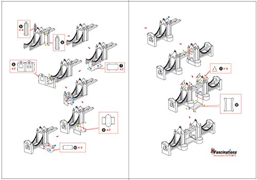 METAL EARTH MAQUETA / PUZZLE 3D De metal. - LONDON TOWER BRIDGE - Monta tus modelos favoritos en casa. (MMS022)