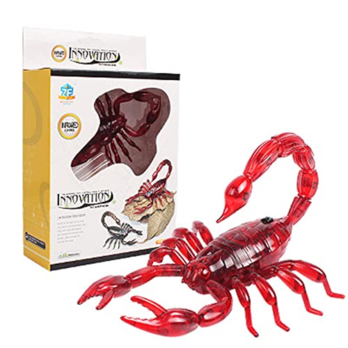 MezoJaoie Control Remoto Scorpion, Robot Scorpion RC Toy, Realistic Scorpion Toy Electric Tricky Bugs Broma Regalos para Regalos de Fiesta para niños y Adultos