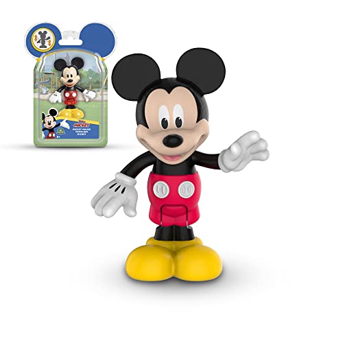 Mickey - Mini Personaje, Mickey clásico, 8 cm, articulado con 4 Puntos de articulación, coleccionables, para niños a Partir de 3 años, MCC07100, Giochi Preziosi