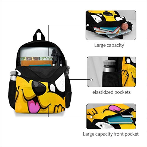 Mikec-Rack 3D Impresión Anime/Mochila de Dibujos Animados, Mochilas Escolares Personalizadas para niños