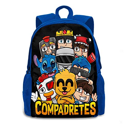 Mikec-Rack 3D Impresión Anime/Mochila de Dibujos Animados, Mochilas Escolares Personalizadas para niños