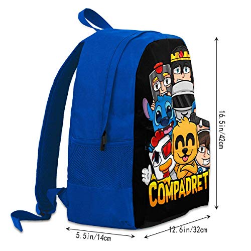 Mikec-Rack 3D Impresión Anime/Mochila de Dibujos Animados, Mochilas Escolares Personalizadas para niños