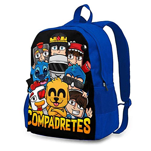 Mikec-Rack 3D Impresión Anime/Mochila de Dibujos Animados, Mochilas Escolares Personalizadas para niños