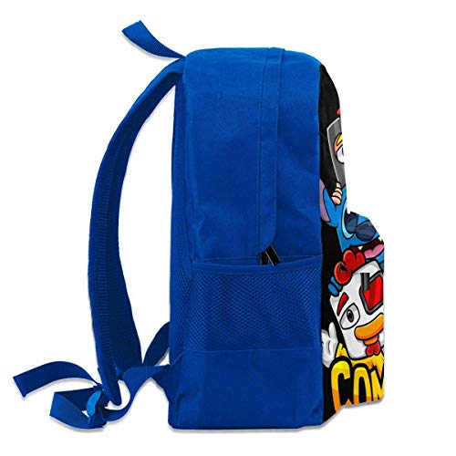 Mikec-Rack 3D Impresión Anime/Mochila de Dibujos Animados, Mochilas Escolares Personalizadas para niños