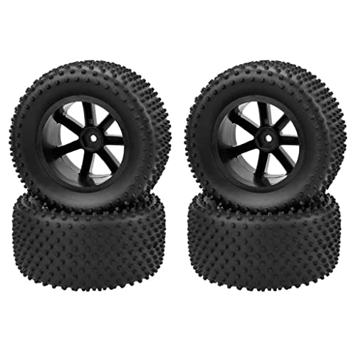 Milageto 4pcs 110mm RC Tire 1/10 Off Road Escalada Coche Desierto Rock Crawler Tracks