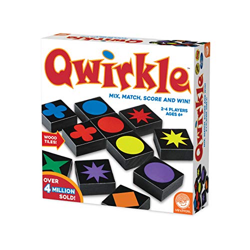 MindWare Qwirkle Mix Juego de mesa para combinar colores y formas (idioma español no garantizado)