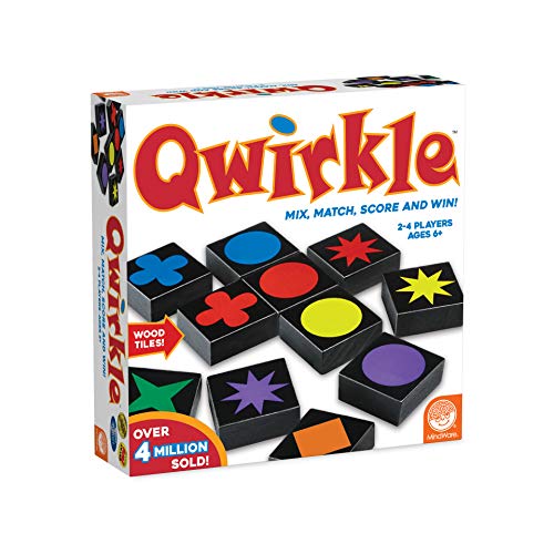 MindWare Qwirkle Mix Juego de mesa para combinar colores y formas (idioma español no garantizado)