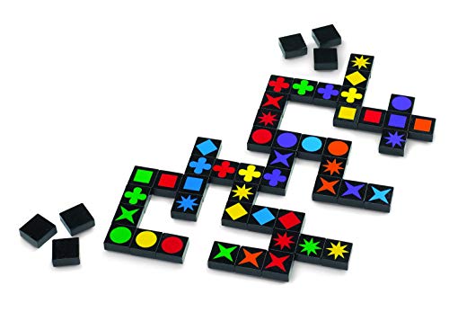 MindWare Qwirkle Mix Juego de mesa para combinar colores y formas (idioma español no garantizado)