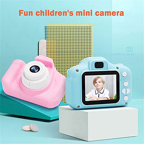 MINGMIN-DZ cámara para niños Cámara Infantil Lindo bebé Juguetes Gato Nuevo Mini Digital Cámaras HD Digs Pantalla IPS para niños Niños Niñas Cumpleaños Navidad cámara para niños (Color : B)