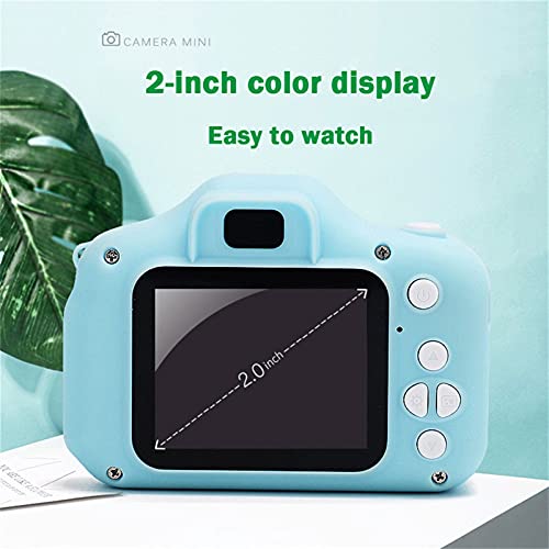 MINGMIN-DZ cámara para niños Cámara Infantil Lindo bebé Juguetes Gato Nuevo Mini Digital Cámaras HD Digs Pantalla IPS para niños Niños Niñas Cumpleaños Navidad cámara para niños (Color : B)