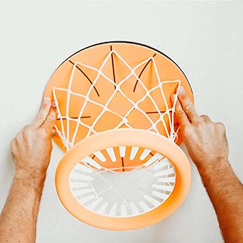 Mini Aro Juego De Baloncesto para Dormitorio En El Techo para NiñOs,Red Y Tablero De Baloncesto para Interiores,Incluye Tablero De Baloncesto Y Mini Baloncesto