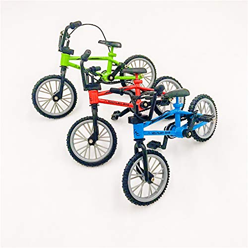 Mini-Finger-BMX Set Bike Fans Toy Alloy Finger BMX Funcional Funcional Finger Bike BMX Toys Regalo Color Aleatorio