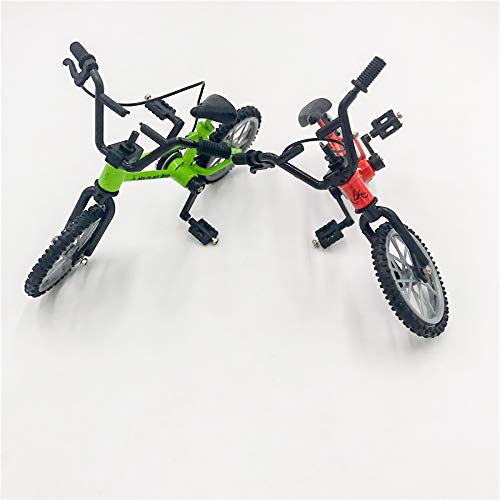 Mini-Finger-BMX Set Bike Fans Toy Alloy Finger BMX Funcional Funcional Finger Bike BMX Toys Regalo Color Aleatorio