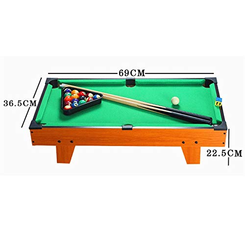 Mini Mesa de Billar De mesa de billar miniatura for adultos niños de Escritorio piscina miniatura Cuadro conjunto de mesa juguete del juego Pool-Mesa de billar pelotas Pollas y la cremallera piscina J