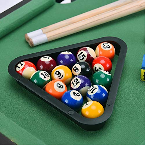 Mini Mesa de Billar De mesa de billar miniatura for adultos niños de Escritorio piscina miniatura Cuadro conjunto de mesa juguete del juego Pool-Mesa de billar pelotas Pollas y la cremallera piscina J