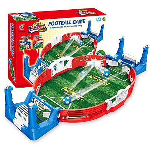 Mini Tabletop Football Game Set,Foosball Table for Kids Tabletop Football Game,Tabletop Soccer Toys for Kids Educational Sport Outdoor Portable Table Games Play Ball Toys