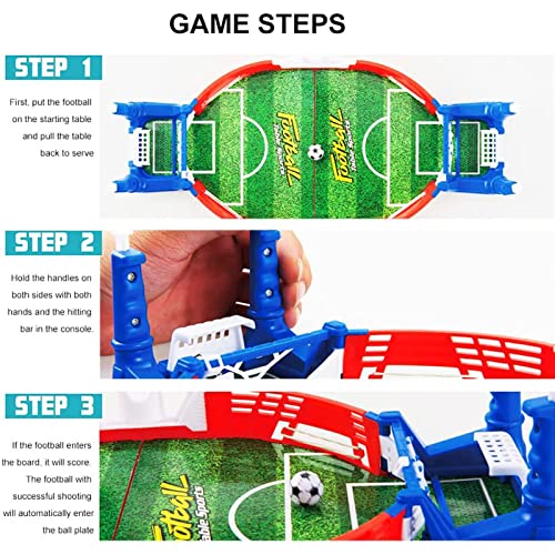 Mini Tabletop Football Game Set,Foosball Table for Kids Tabletop Football Game,Tabletop Soccer Toys for Kids Educational Sport Outdoor Portable Table Games Play Ball Toys