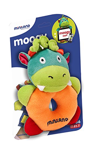 Miniland – miniland96287 14,5 cm Moogy sonajero Peluche