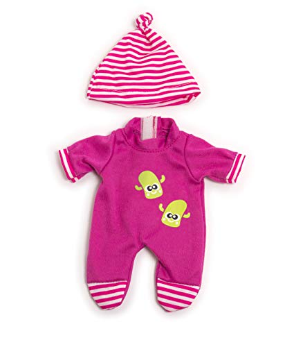 Miniland- Pijama Frio Rosa 21CM Vestido para muñecos de 21 cm, Color (31672)