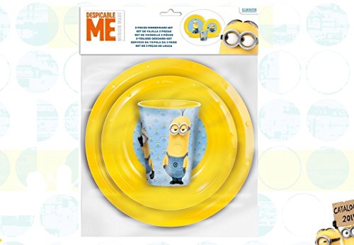 Minions, Gru Mi Villano Favorito Plastico value 3 piezas minions despicable me 2, set (Stor 76210)