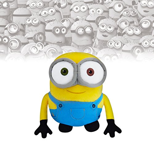 Minions- MIN-Bob-1 Warmies, peluche térmico, Multicolor (T-Tex 02) , color/modelo surtido