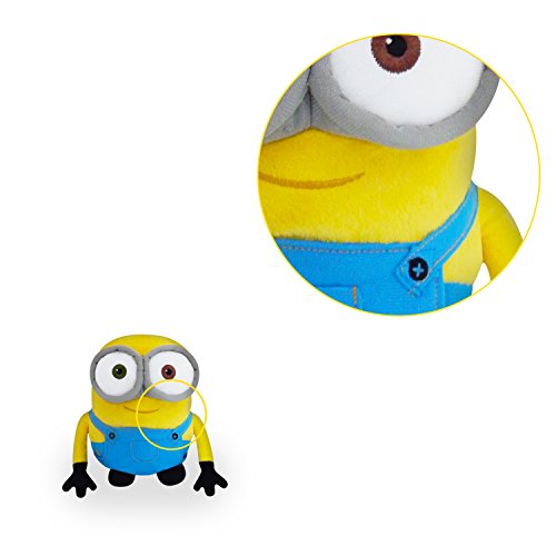 Minions- MIN-Bob-1 Warmies, peluche térmico, Multicolor (T-Tex 02) , color/modelo surtido