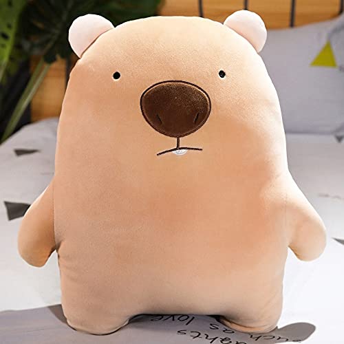 MKZHANG 45 cm-60 cm Animales del Bosque Almohada de Dibujos Animados cojín Lindo Gordo Pato Koala Oso de Peluche de Juguete de Peluche Encantador niño niña Regalo de cumpleaños 45x40 cm Oso