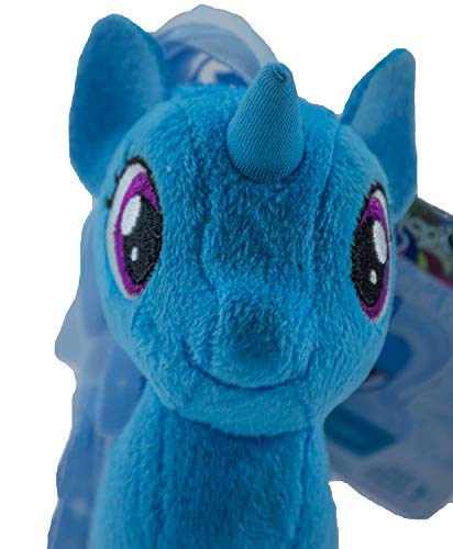 MLP My Little Pony - Caballo de peluche de 12 cm, para niños, niñas y niños, para coleccionar, acurrucarse y jugar (Trixie Lulamoon, azul oscuro)