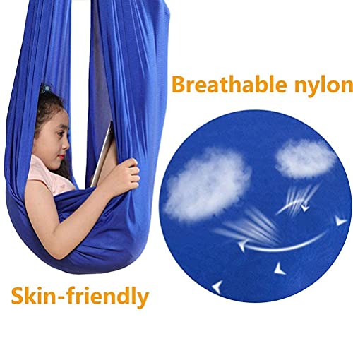 MNNBHD Hamaca For Niños Swing De Terapia hasta 200KG Elástica Columpio Al Aire Libre Ideal For Autismo TDAH SPD Aspergers E Integración Sensorial Acurrucado Regalo