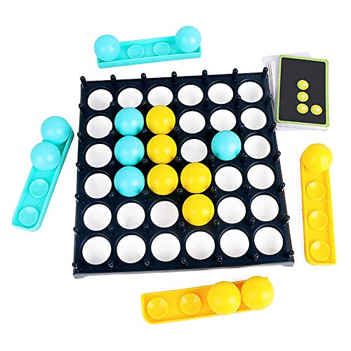 Mnrkaoic Bounce Off Party Game Connect 4, juguete de escritorio rebotador, kit de juego interactivo para niños