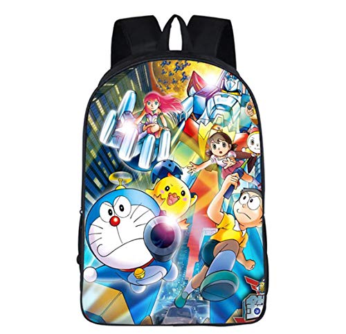 Mochila Doraemon,Mochilas Escolares para Niños,Linda Mochila De Anime,Mochila Escolar,Mochila De Personaje De Dibujos Animados,Niños Y Niñas   Grados 1-6,7-12 Años,Ligereza,C2,42 * 29 * 16CM