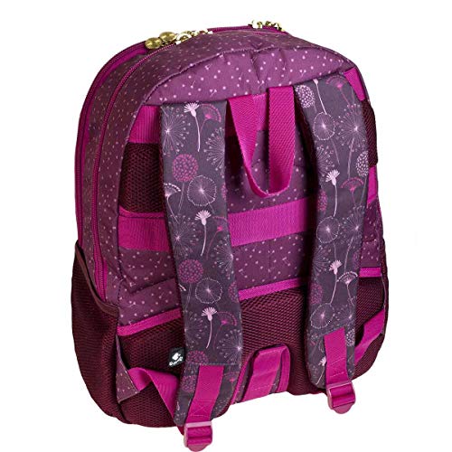 Mochila escolar doble Busquets Magical con espaldera acolchada y tres cremalleras