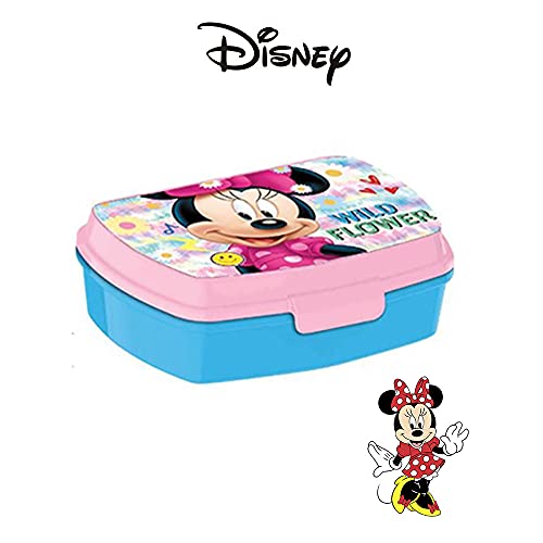 Mochila infantil y porta merienda Minnie Unicornio, pack especial vuelta al cole. Producto Oficial