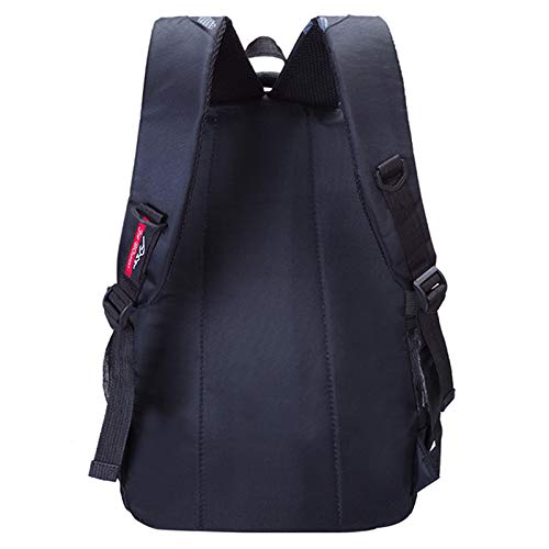 Mochila Niños Mochilas Escolares Grandes Mochilas Duraderas Heavy Duty Student Kids Travel Waterproof (Negro)