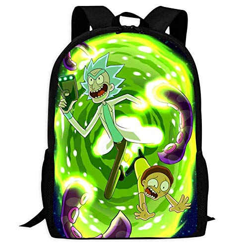 Mochila para Estudiantes FGHJY Mochila Escolar para niños Rick-R-Morty Mochila Escolar Super Daypack Genial para niños/niñas