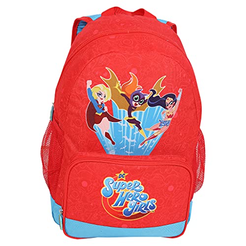 Mochila para niñas de Personajes de Superhéroe DC | Producto Oficial | Mochila de Regreso a la Escuela