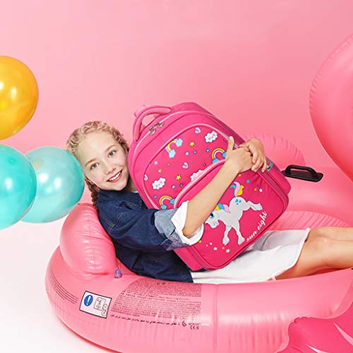 Mochila para Niñas Mochila Unicornio, Mochila Escolar Primaria para Chica Gran Capacidad Mochila Escolar Ergonómica Ligera Bolsas Escolares para Niños Estudiantes 7-11 años