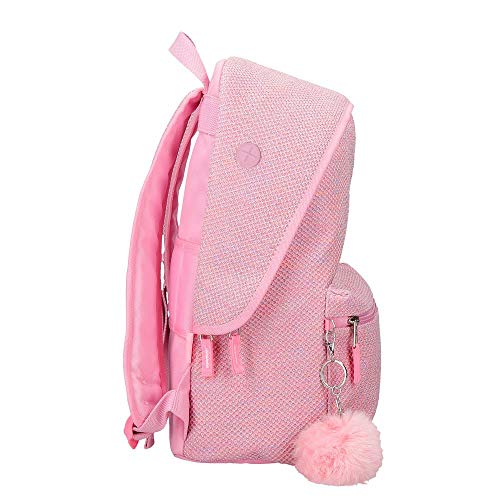 Mochila Pepe Jeans Rose, Rosa, 31x42x17.5 cm