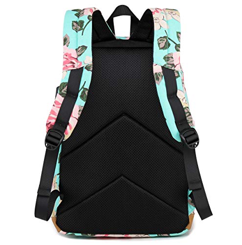 Mochilas Escolares Juveniles Mochila Escolar Juvenil Mochilas Colegio Instituto Universitarias Grandes Chicas Jovenes Bolsos Escolares Lona Mujer USB Charging Port para Ordenador Portatil Viaje Verde